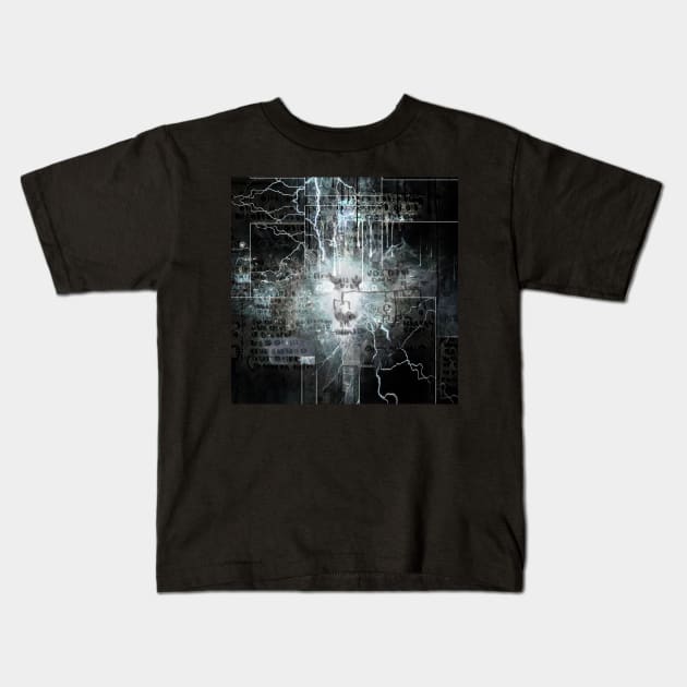 Mystic Face Kids T-Shirt by rolffimages